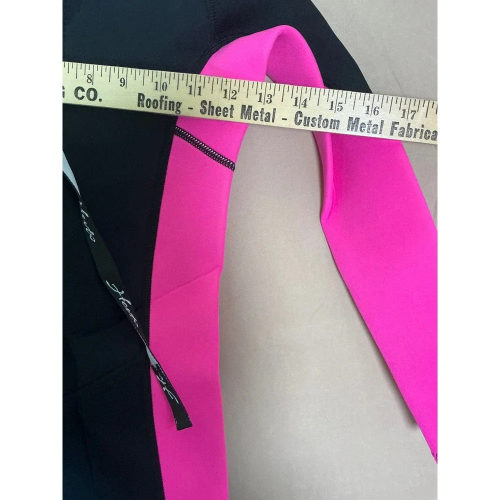 Hevto Wetsuit Girls Size 10 Slim Black Pink NEW Full Body Neoprene Thermal Suit